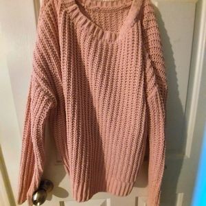 Cute pink sweater